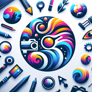 Ein Ort für allerlei interessante Themen, von Alltagsbeobachtungen bis hin zu Reisetipps und kreativen Ideen: A logo for a diverse and eclectic website, capturing the spirit of curiosity and exploration with a design that is dynamic and captivating, reflecting a range of interests and ideas.